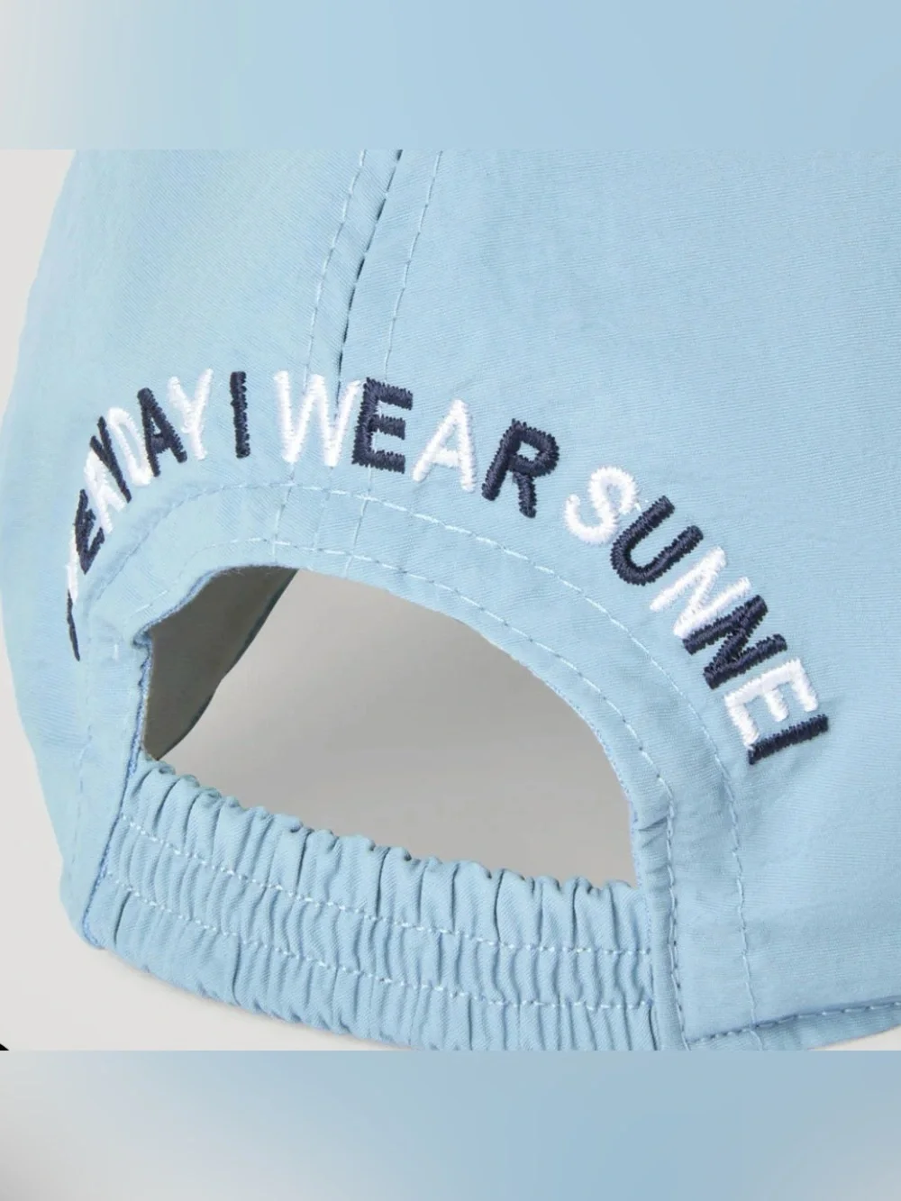 Sunnei Elastic Baseball Cap, Light Blue
